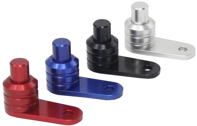 락모터스 오토바이 파킹 브레이크레버 사이드브레이크 주차브레이크 파킹레버 반자동 제어 바이크, 블랙, 1개