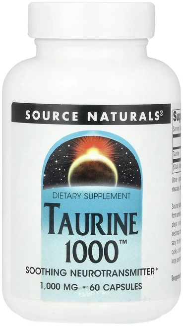 새해 첫좋은선물 Source Naturals Taurine 1000™ 1000mg 캡슐 60정 제대로 할인합니다, SourceNaturalsTaurine10001000m, 1 - 쿠팡