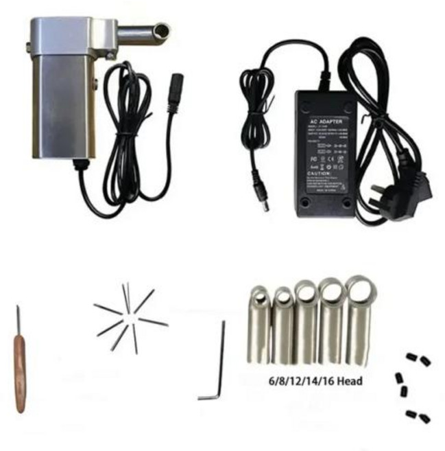 머리땋는기계 헤어기계 스테인레스 스틸 휴대용 레게머리 크로셰 브레이드 DIY 헤어 기계 나만의 익스텐션, 1개, 3) 1 machine 6 heads