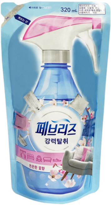 페브리즈 은은한 꽃향 리필 320ml 섬유탈취제냄새제거, 은은한향 리필 320ml