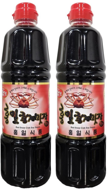 홍일점 홍게맛간장, 2개, 500ml