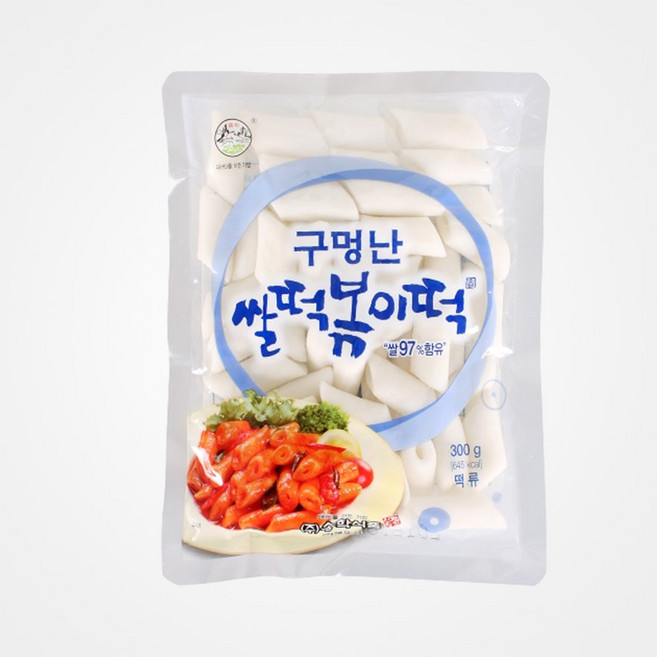 [송학식품] 구멍난 쌀떡볶이 300g _ 소포장 떡볶이, 10개