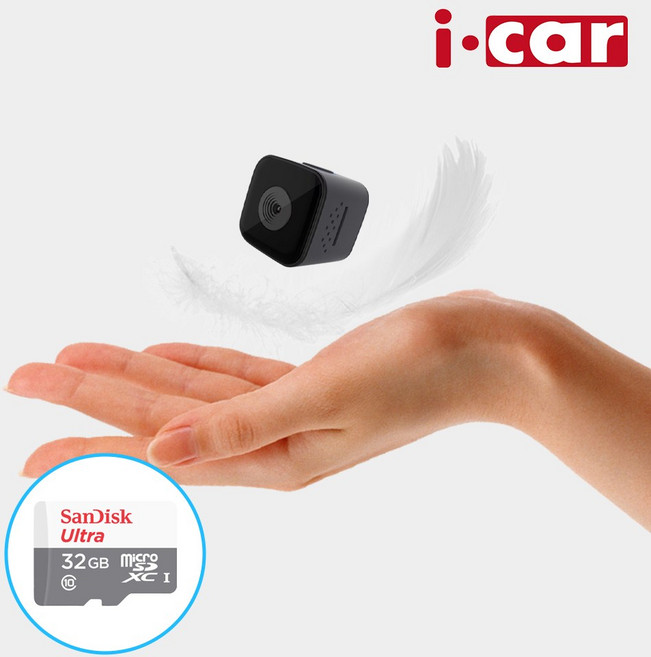 나노캠 미니 액션캠 자전거 오토바이 블랙박스 초소형 카메라 페달캠, 나노캠+사은품+32GB SD카드