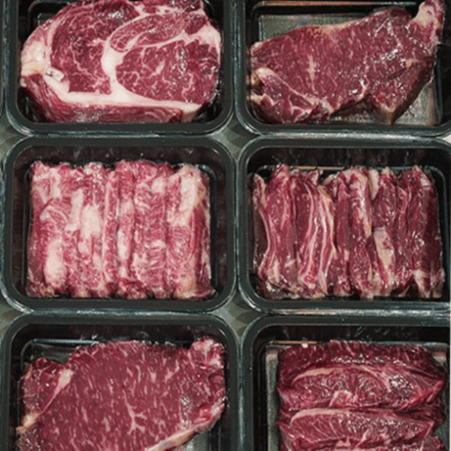 [당일배송] 1++ 한우 구이용 모듬세트 800g 등심 갈비살 채끝 업진살 부채살 캠핑 명절선물세트, [옵션3] 한우1등급 모듬세트(600g)