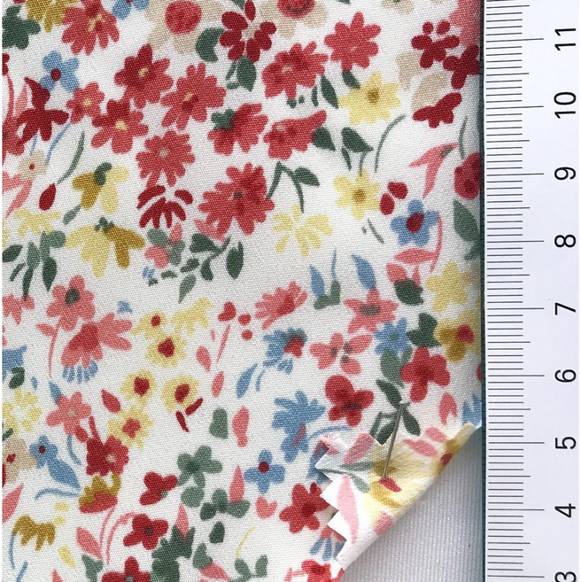 평직 플로럴 패턴 폴리에스터 100% 원단, 1개, PD-00279088