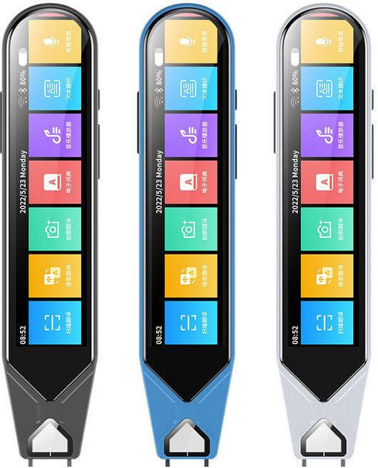 Xavier 스캔번역기 스마트 번역기 134개국 번역가능 영어 중국어 일본어 프랑스어등 어학통역기 동시 통역기 자동번역 외국어 동시통역 휴대용 음성번역기, 블랙, MD08, 블랙