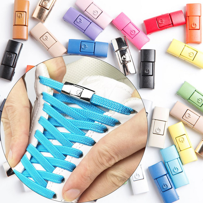 매듭없는신발끈 무매듭 운동화끈 클립 버클 고무줄 고정 정리