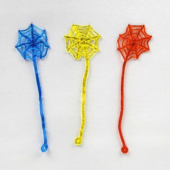 [무료배송/당일배송] 칼라 거미줄 말랑이 스파이더맨 찐득이 끈끈이 [엘리빅마켓], 3개, 30g, 랜덤