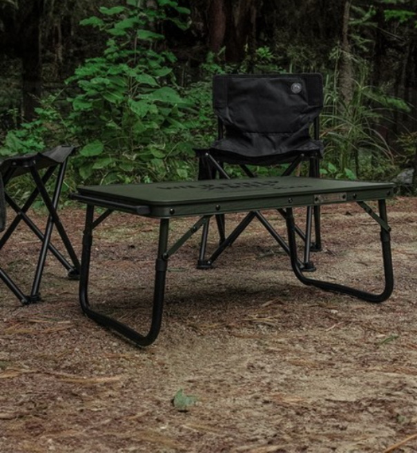 카즈미 와일드 필드 그라운드 미니 캠핑테이블, 올리브 카키색상