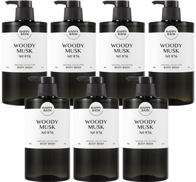 해피바스 오리지널 컬렉션 바디워시 우디머스크향, 910g, 7개