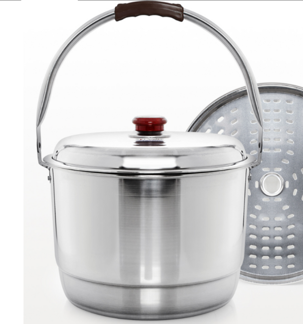 선학 대용량 스텐 들통 25L / 곰솥 찜기 찜통 빨래솥, 1개