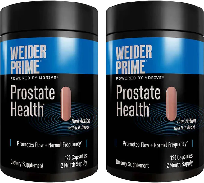 웨이더 프라임 전립선 건강 120캡슐 2팩 Weider Prime Prostate Health 120 Capsules, 2개, 120정 - 쿠팡