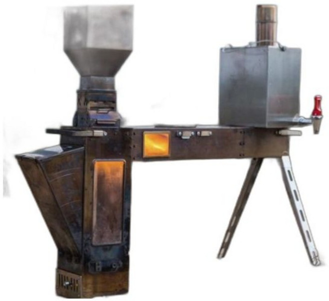 캠핑 펠렛난로 펠릿 연통 불멍 이동식 미니 화로, 캠핑 스토브 버너