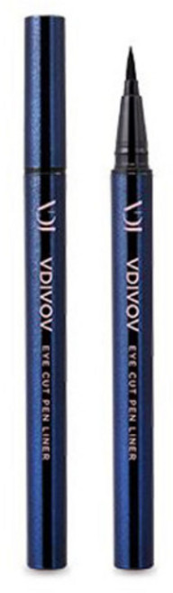 VDIVOV 비디보브 아이컷 펜 라이너, 블랙, 1개