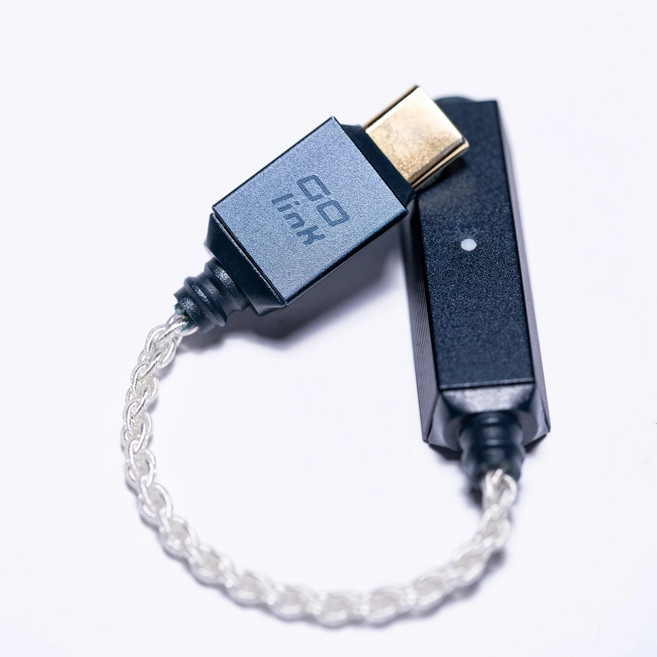 ifI Audio GO LINK 2 小尾巴 DAC 耳擴 Hi-Res 公司貨 一年保固 贈多元轉接頭, 黑色, 1個, GO Link 第二代 小尾巴 DAC