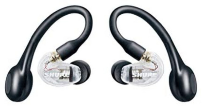 SHURE 슈어 AONIC 215 무선 방음 블루투스 이어버드, Clear_Earbuds, 1개