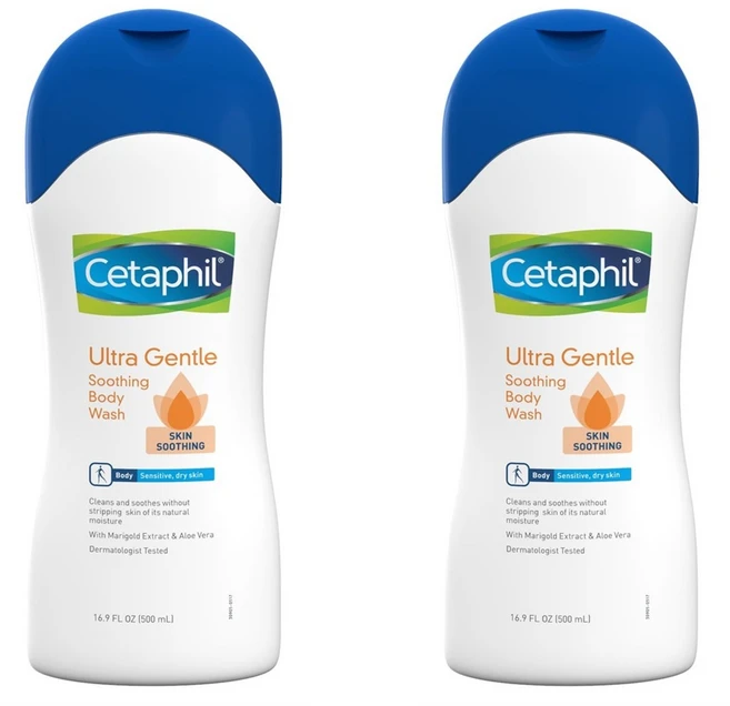 세타필 울트라 젠틀 바디워시 수딩 미국 Cetaphil Ultra Gentle Body Wash Skin Soothing 500ml 2팩 - 쿠팡