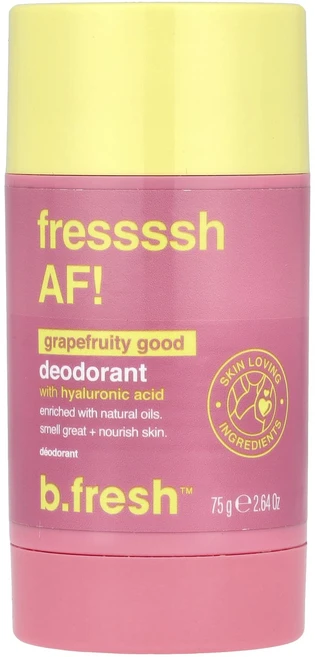 b.fresh 데오드란트 히알루론산 함유 자몽 맛 75g(2.64oz), bfresh데오드란트히알루론산함유자몽맛75g264oz, 75g, 1개 - 쿠팡