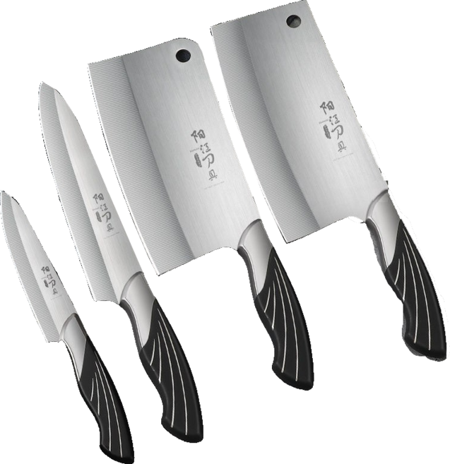 백종원칼 이연복 중식도 세트 다마커스 주방용 칼 K22, 세트제품, 4종세트, 1개