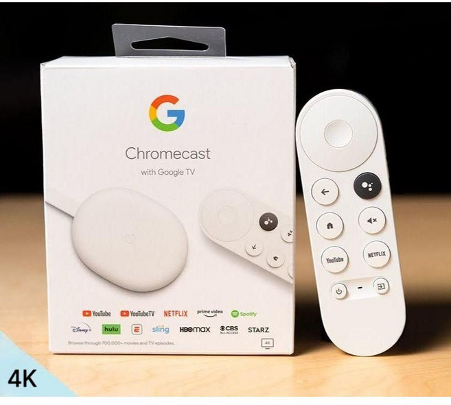 구글 크롬캐스트 4세대 TV Chromecast 4K GA01919-JP, 4K(GA01919-JP)