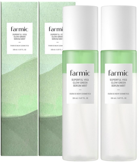파믹 1초만에 촉촉 슈퍼풀 승무원 수분 물광 미스트, 2개, 150ml