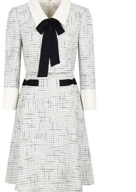 JJ JIGOTT 리본 트위드 원피스(GP4A0OP341)_DJ