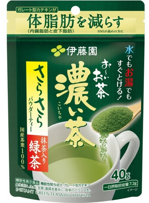 일본 이토엔 오이오차 진한 녹차 분말 기능성표시식품, 40g, 1개, 1개입