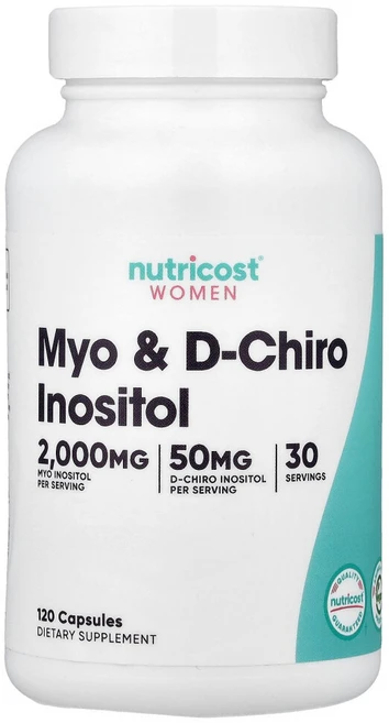 뉴트리코스트 이노시톨 Myo D-Chiro Inositol 120캡슐, 1개, 120정 - 쿠팡