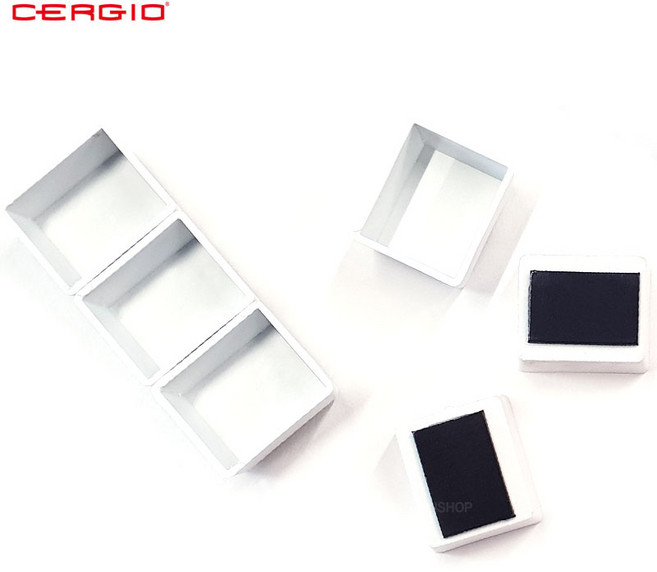 세르지오 자석 고체물감 빈케이스 Half Pan, CE-MGHP6