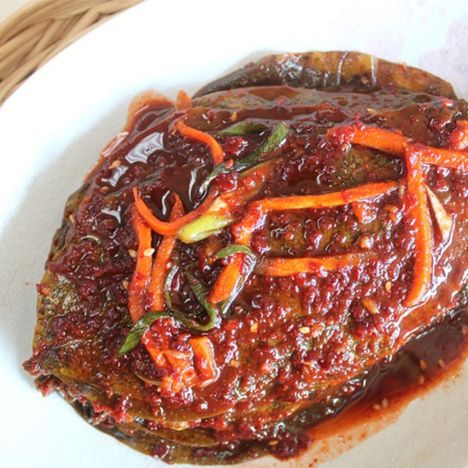 [홈메이드식 안심반찬] 단풍콩잎 1kg, 없음