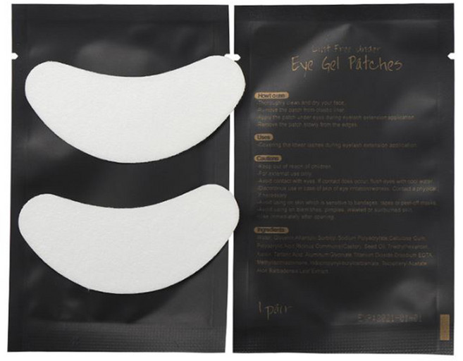 아몬드영 블랙 하이드로겔 속눈썹 눈 밑 콜라겐 아이패치, 1개, 100개입