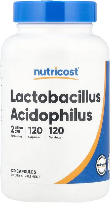 뉴트리코스트 락토바실러스 애시도필러스 20억CFU 캡슐 120정, 2 0억, 1개 - 쿠팡