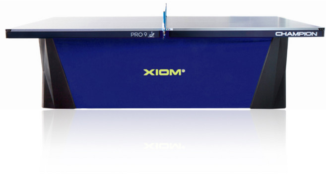 엑시옴 엑스커트 탁구대 스커트 차단막, 블루