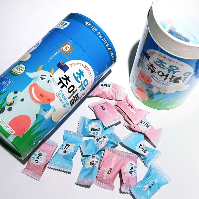 ROYAL PREMIUM 韓國初乳乳酸菌牛奶糖 獨立包裝 濃郁牛奶風味 幫助消化, 1個, 一罐180g, 180g