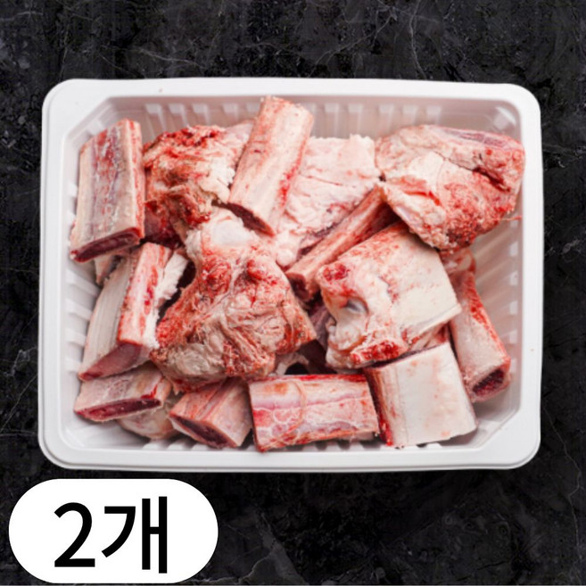 우리는정육가든 한우 잡뼈 곰탕 육수 보신용 (냉동), 2개, 2kg