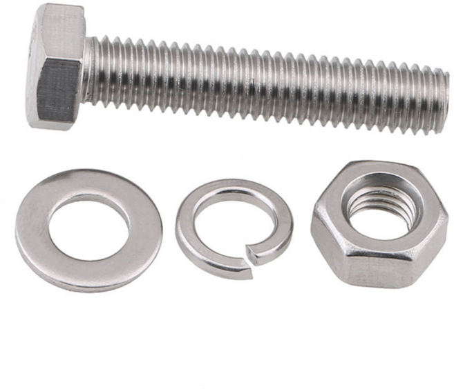 인더볼트 스텐 육각 볼트너트세트 와셔 너트 M8 10개, 100