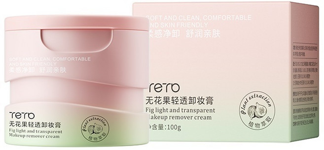 re'ro 無花果輕透卸妝膏 溫和不熏眼, 1瓶, 無花果輕透卸妝局,1瓶