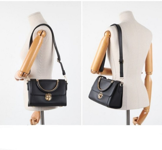 핸들 클래식 미니사첼백 가방 데일리백 세련된 여자토트백 데일리여자가방 링 클래식