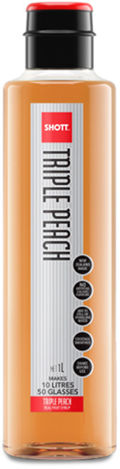 샷 시럽 트리플 피치 1000ml, 1L, 1개