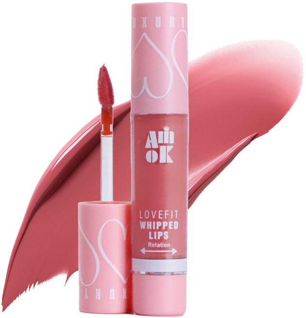 아미옥 러브핏 휘핑립스 매트 틴트, Ml322 허니코코아, 1개