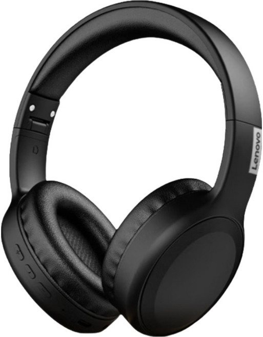 레노버 TH30 트루 와이어리스 블루투스 헤드폰, 블랙