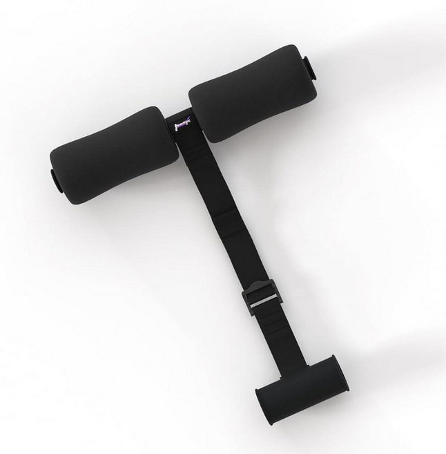 NordStick Nordic 햄스트링 컬 스트랩 가정 및 여행용 오리지널 햄스트링 컬 운동 - 노르딕 컬 싯업 복근 코어 근력 훈련을 위한 5초 설정 - 158.8kg(, Nordstick PRO - 블랙