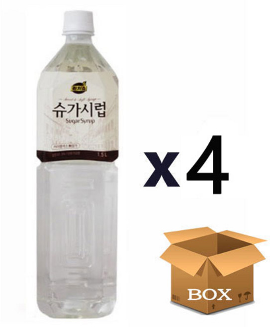 리치스 슈가시럽, 1.5L, 4개