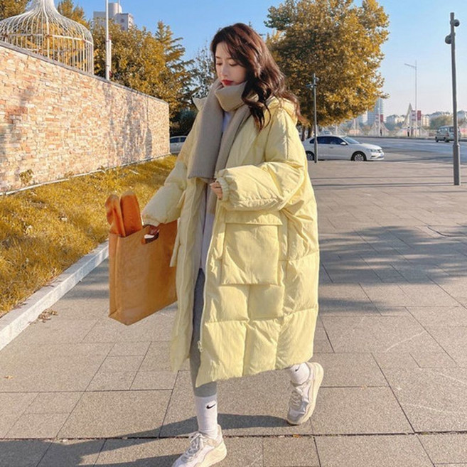羽絨棉服 中長款加厚保暖外套
