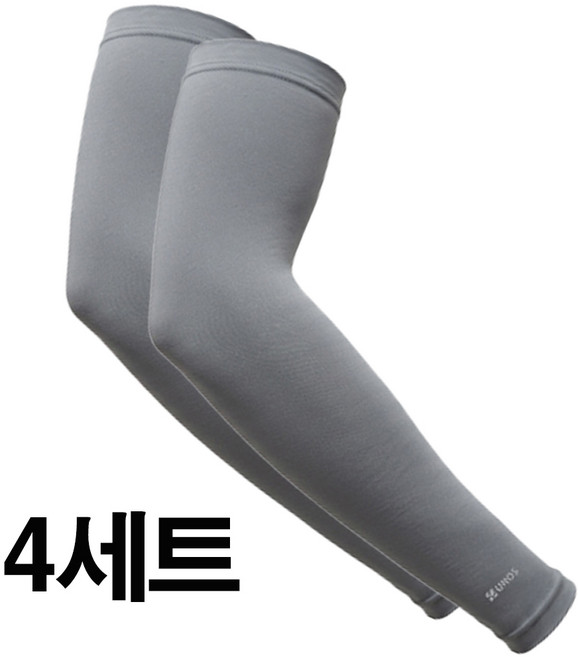 인콘트로 우노스 특대사이즈 매직 냉감 쿨토시 양손, 4세트, 그레이
