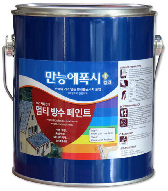만능에폭시 BK COAT 1액형 0.9L 방수 욕조 세면대 타일페인트, 연한회색, 1개, 900ml