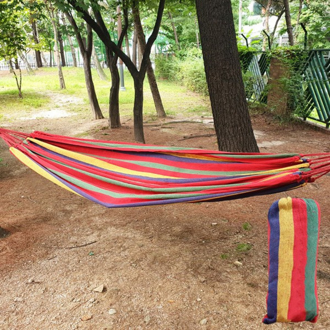 캠핑 해먹 빅사이즈 가방포함 아웃도어 감성캠핑 야외 피크닉 대형해먹 야외해먹 그물침대, 레드(190cm X 150cm)