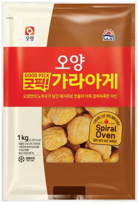 5분마켓 오양 굿픽가라아게 닭튀김