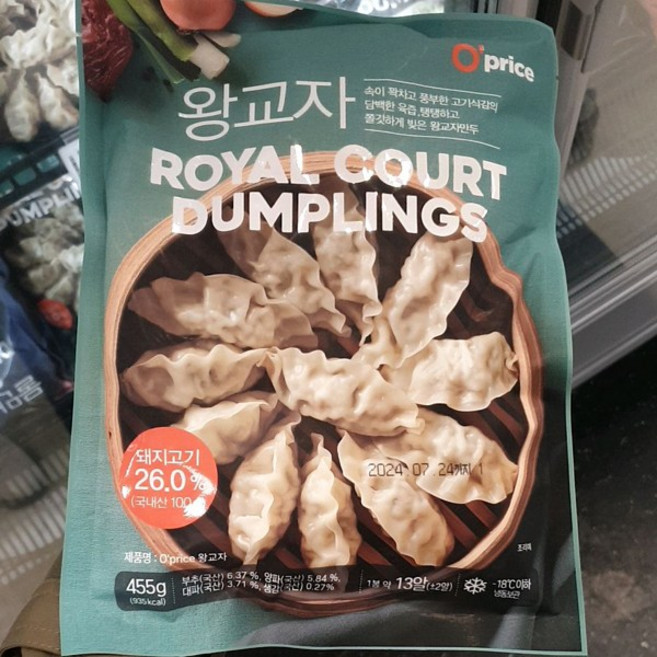 오프라이스 왕교자 만두, 1개, 450g