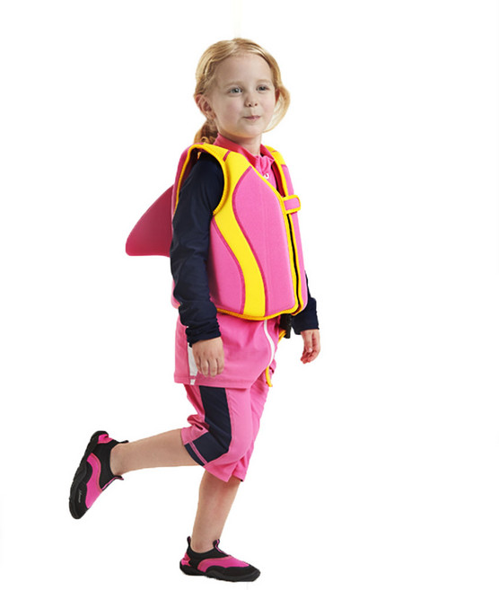 맘네스트 돌핀 네오플랜 수영조끼, 핑크, 1개